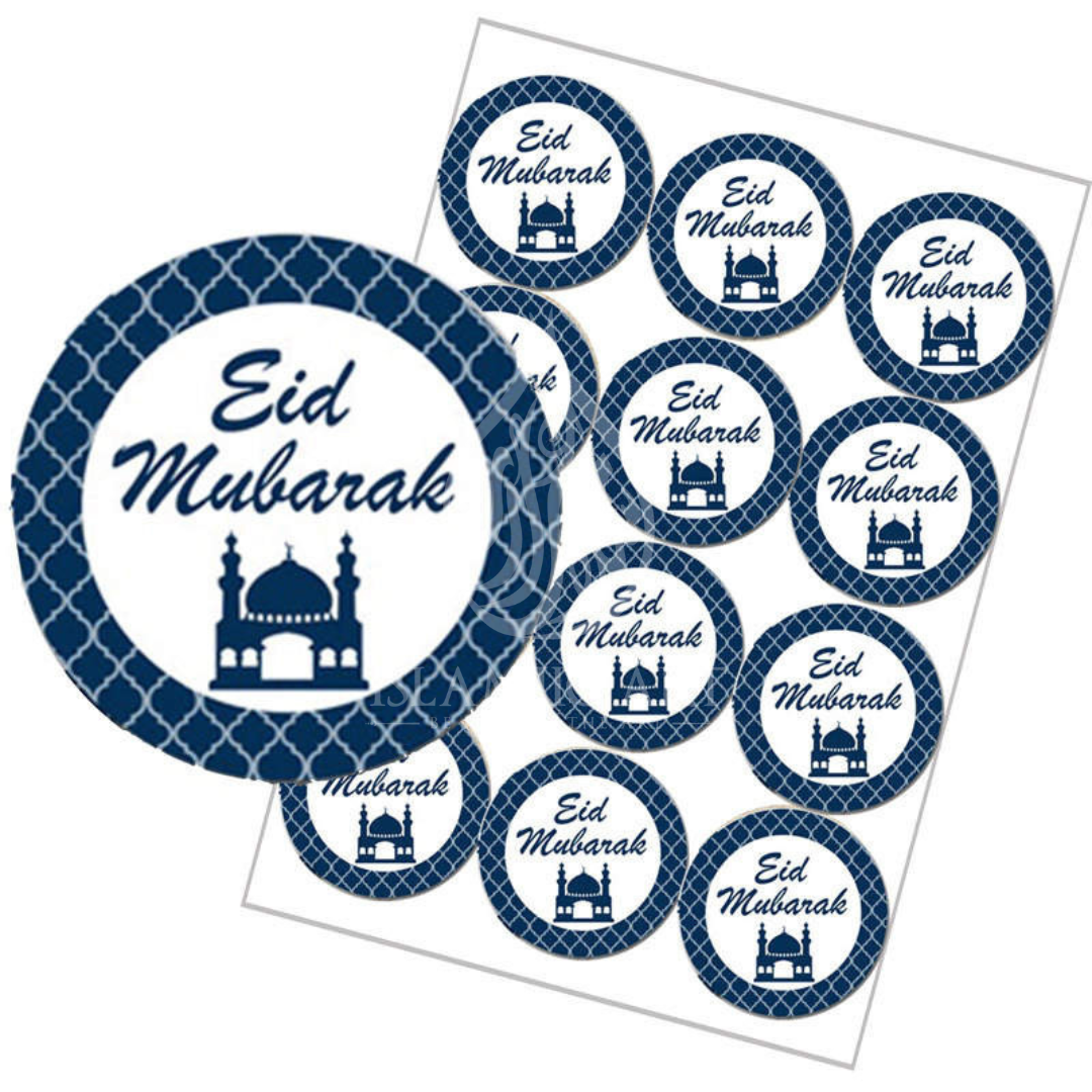 Eid Mubarak Stickerset’s (12 Sticker)