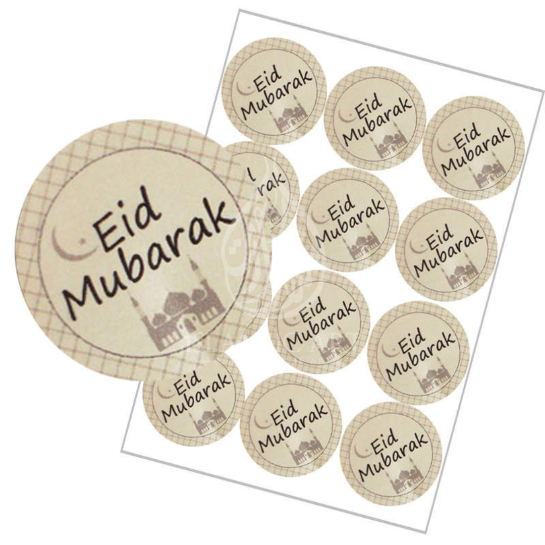 Eid Mubarak Stickerset’s (12 Sticker)