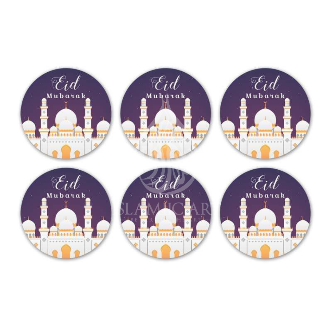 Eid Mubarak Stickerset’s (12 Sticker)