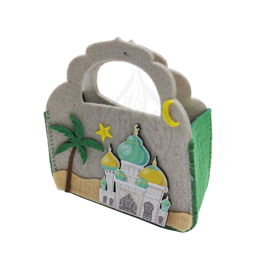 Kinder Filz Tasche mit Moschee Motiv