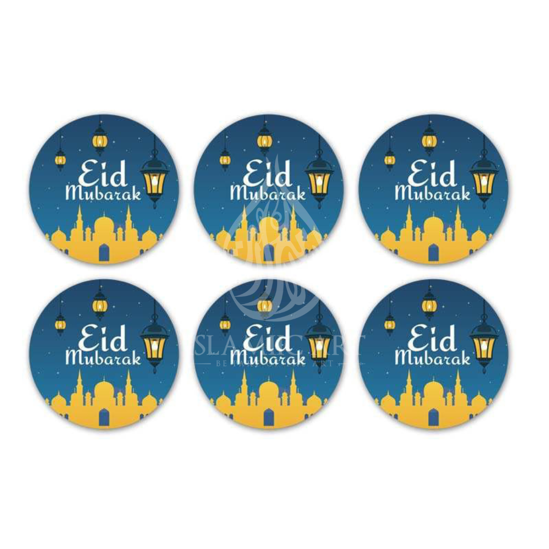 Eid Mubarak Stickerset’s (12 Sticker)