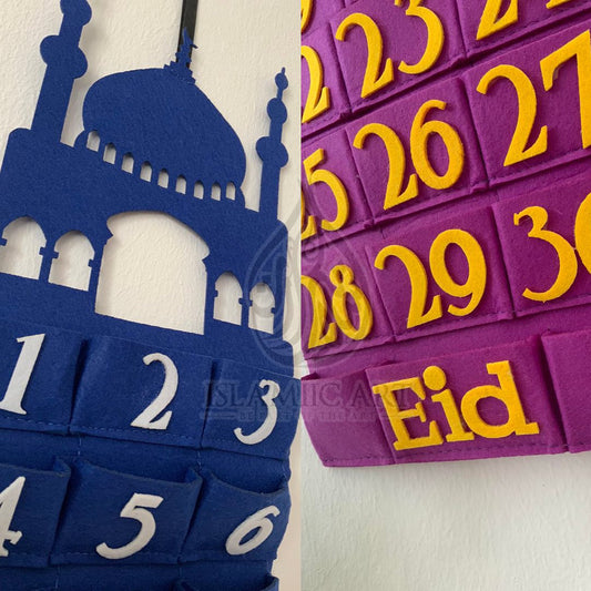 Ramadan Kalender - Blau oder Lila