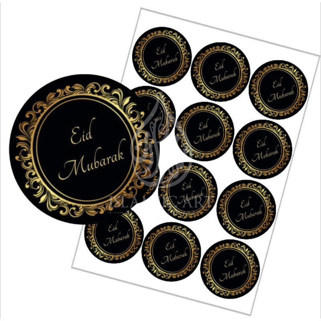 Eid Mubarak Stickerset’s (12 Sticker)