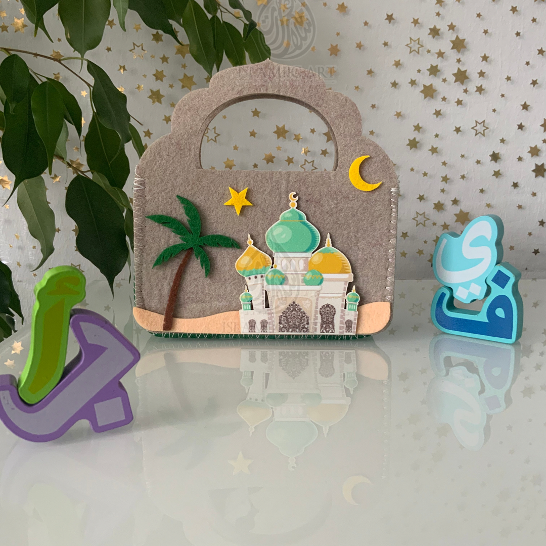 Kinder Filz Tasche mit Moschee Motiv